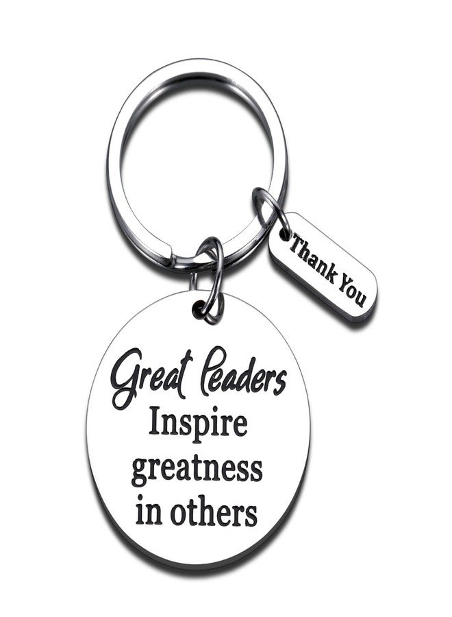 NUBARKO Leaders Appreciation Gifts Keychain for Boss Coworker Office Bosses Day Gifts for Women Men Leader Mentor Coach Supervisor Retirement Birthday Manager Christmas Giftss Stocking Stuffers for Women Men - Image 1