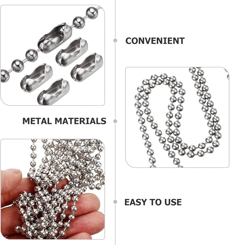 سلسلة سحب مروحة سقف من الحديد المجلفن بطول 3 أمتار مع موصلات مطابقة - Image 4