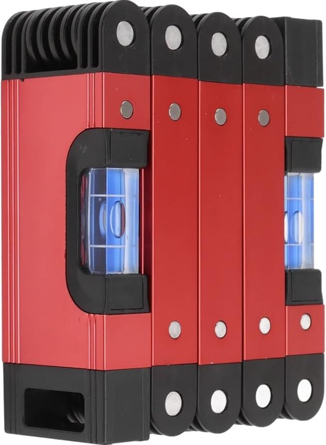 28in Foldable Level Tool Magnetic Aluminum Alloy Multi Angle 4 Bubble Accurate Woodworking - Image 3