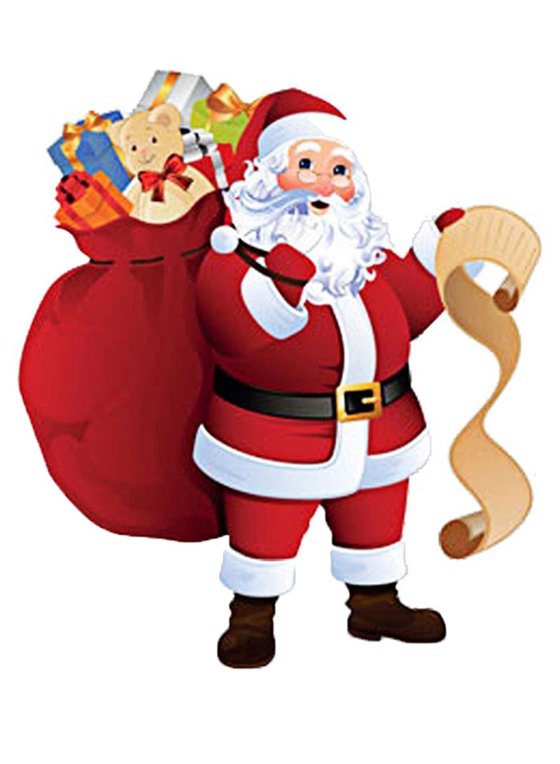 NIBEMINENT Santa Car Window Decorative Removable Sticker