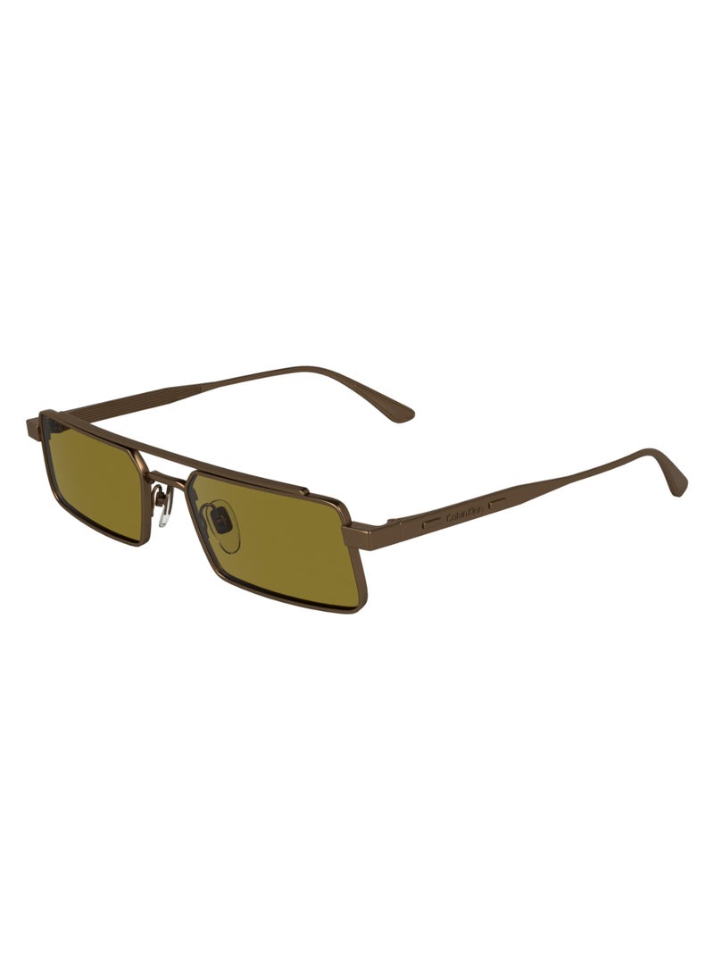 CALVIN KLEIN - FULL RIM METAL METAL CALVIN KLEIN SUN CK24111S 5518 (771) MATTE AMBER GOLD - Image 1