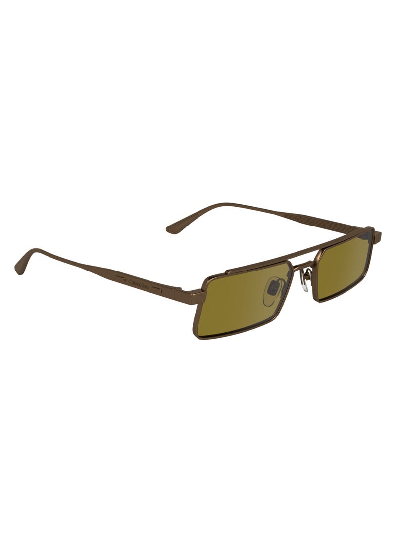 CALVIN KLEIN - FULL RIM METAL METAL CALVIN KLEIN SUN CK24111S 5518 (771) MATTE AMBER GOLD - Image 1