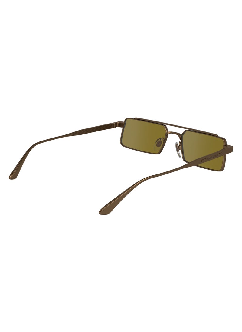 CALVIN KLEIN - FULL RIM METAL METAL CALVIN KLEIN SUN CK24111S 5518 (771) MATTE AMBER GOLD - Image 1