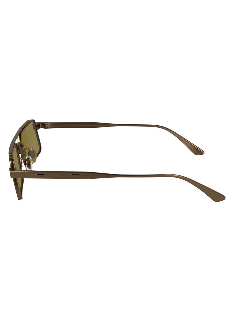CALVIN KLEIN - FULL RIM METAL METAL CALVIN KLEIN SUN CK24111S 5518 (771) MATTE AMBER GOLD - Image 1