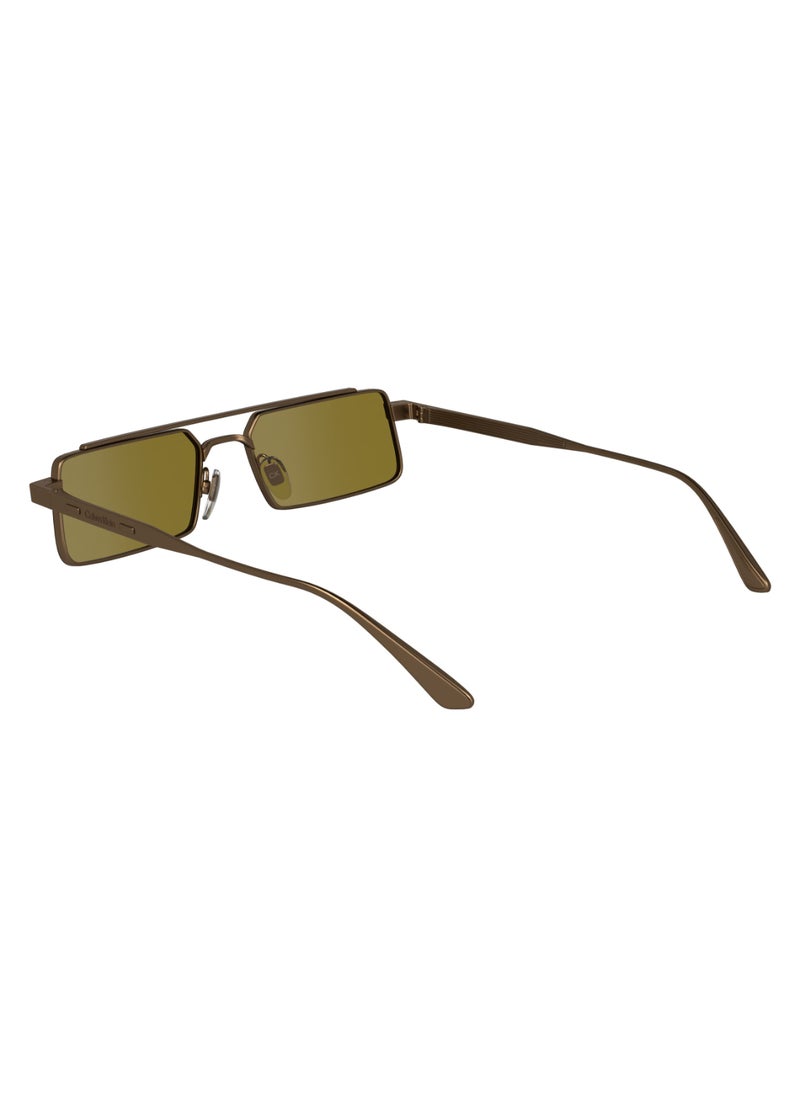 CALVIN KLEIN - FULL RIM METAL METAL CALVIN KLEIN SUN CK24111S 5518 (771) MATTE AMBER GOLD - Image 1