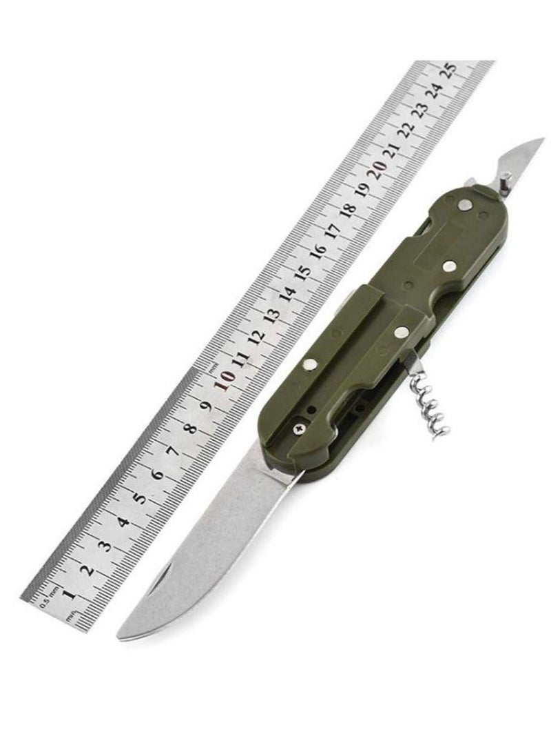 Portable Flatware Set 5 in 1 Stainless Steel Travel Cutlery with Detachable Design for Camping Hiking and Outdoor Adventures 2 Pack - Image 3