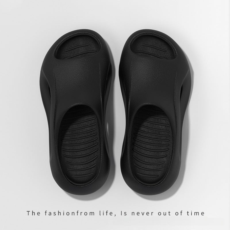 2024 Crescent Sports Slippers Non-Slip EVA Unisex Black + Black - Image 1