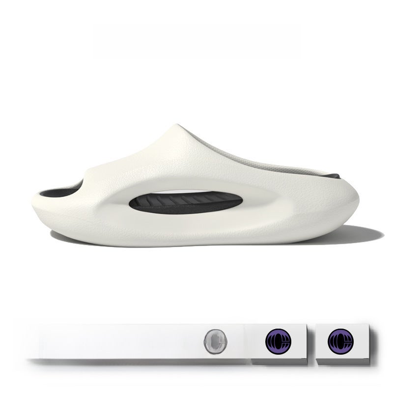 2024 Crescent Sports Slippers Non-Slip EVA Unisex Black + Black - Image 4