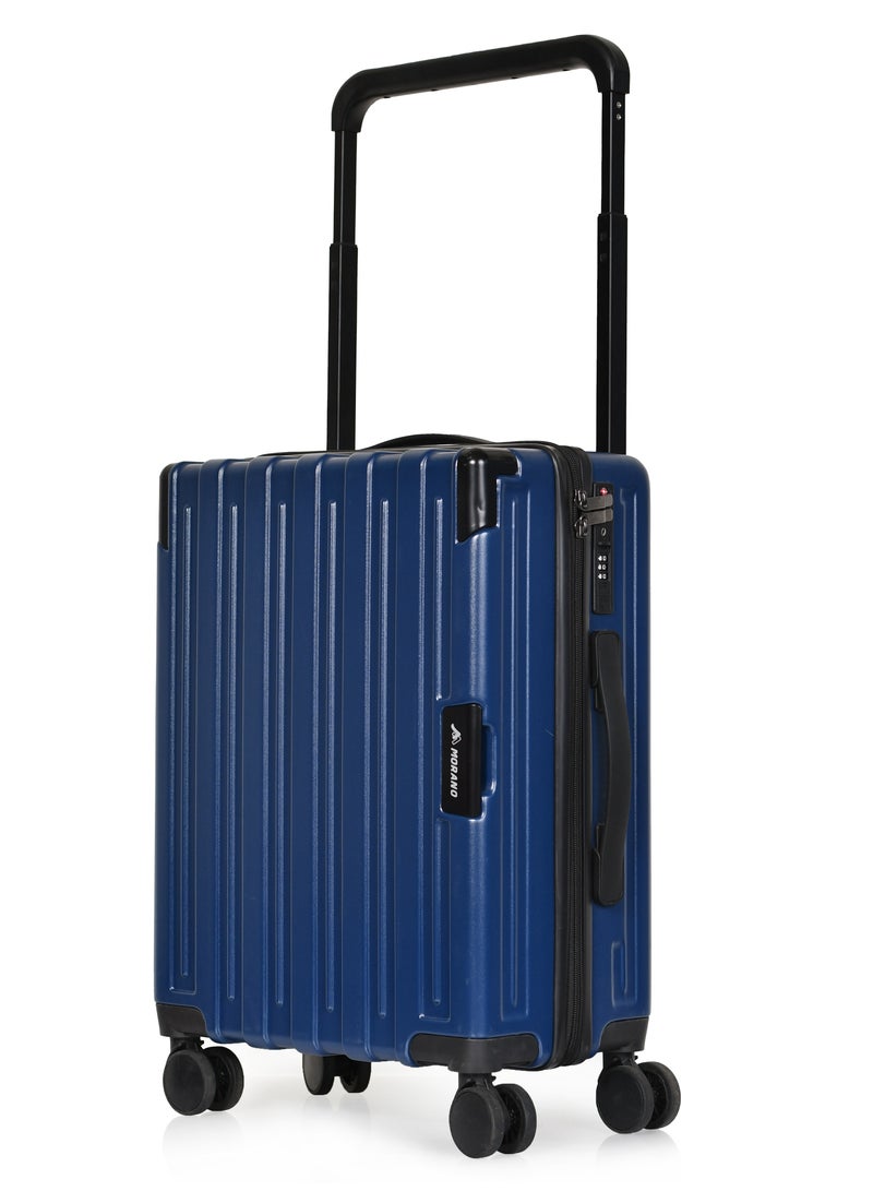 MORANO Lightweight modern Morano travel bag made of hard ABS material Blue Size: 37 cm*22 cm*48 cm - Image 1