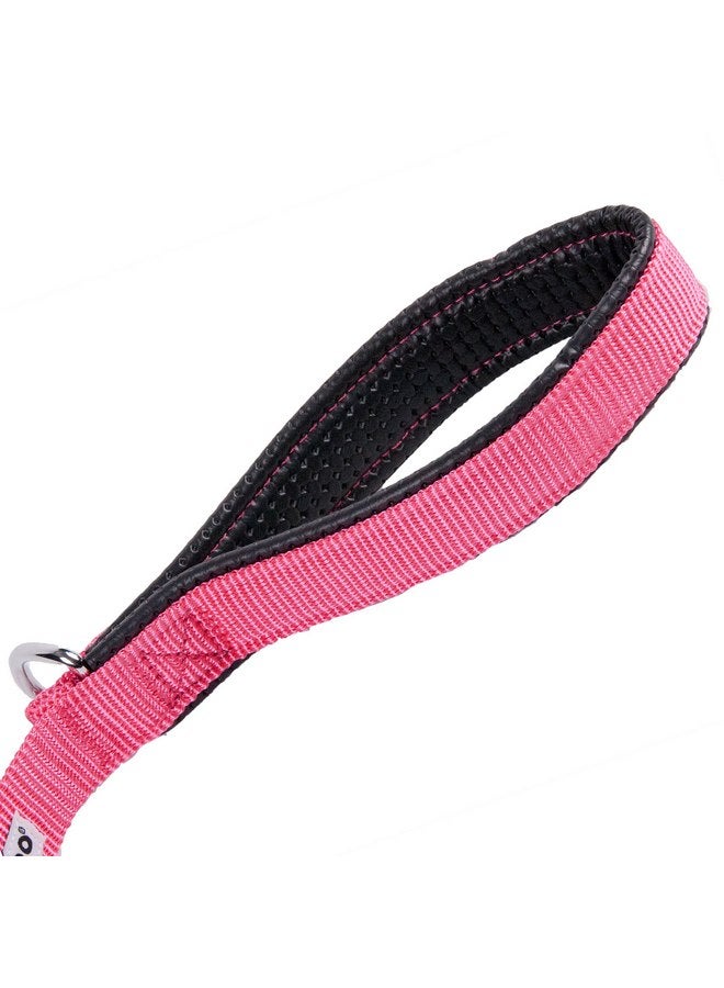 GOGO Pet Products 5/8-Inch Wide Comfy Nylon Dog Leash, 6-Feet Long, Pink - Image 2