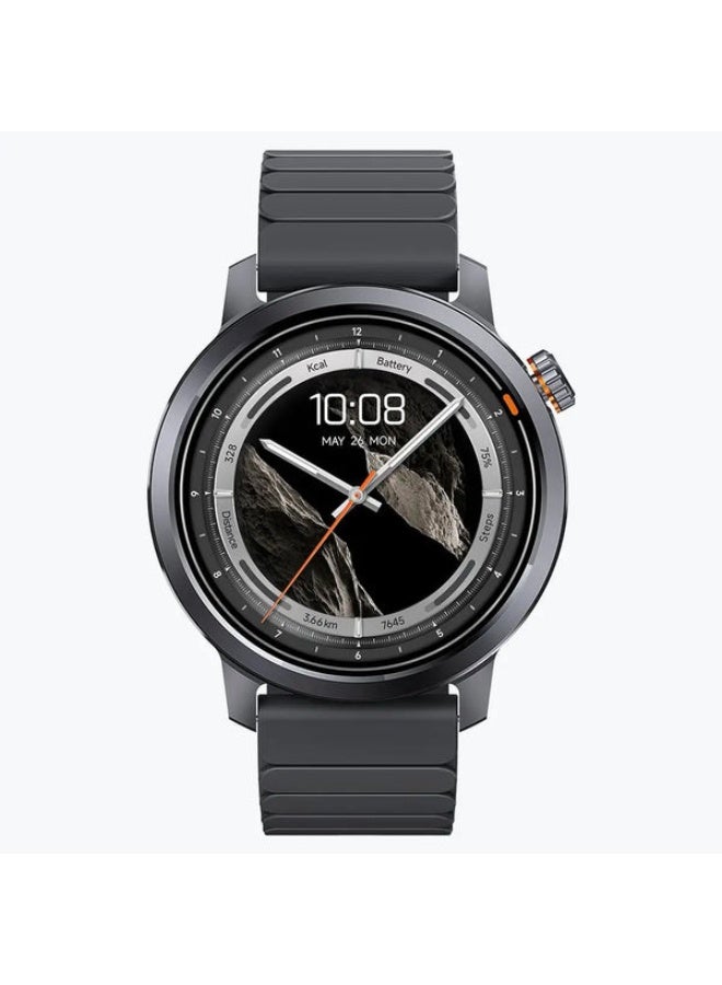 KOSPET ساعة ORB الذكية بشاشة AMOLED مقاس 1.43 بوصة، هيكل وحزام رمادي - Image 2