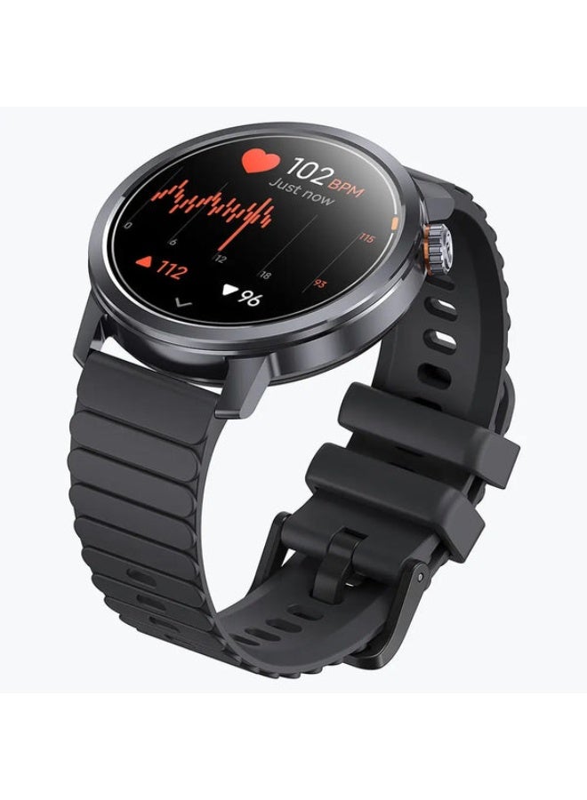 KOSPET ساعة ORB الذكية بشاشة AMOLED مقاس 1.43 بوصة، هيكل وحزام رمادي - Image 4