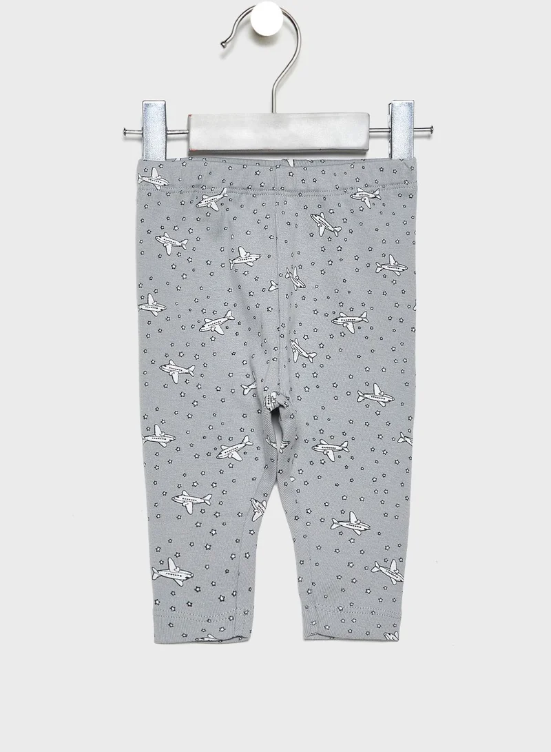 Wheat Infant Airplane Leggings