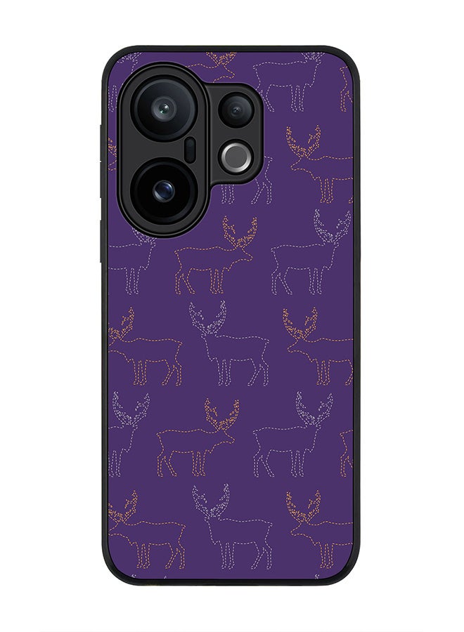 Stylizedd For vivo X200 FE / S30 Pro mini Case,Slim fit Camera Protection, Shockproof Thin Phone cover  - Purple Moose