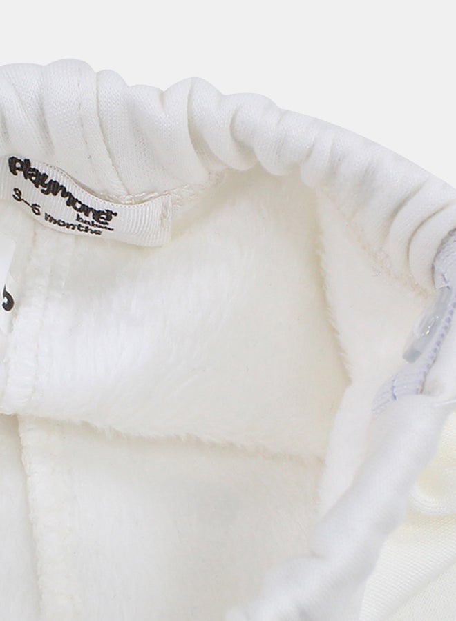 بلاي مور ليجن فرو ناعم للبنات الصغار باللون الأوف وايت - Image 3