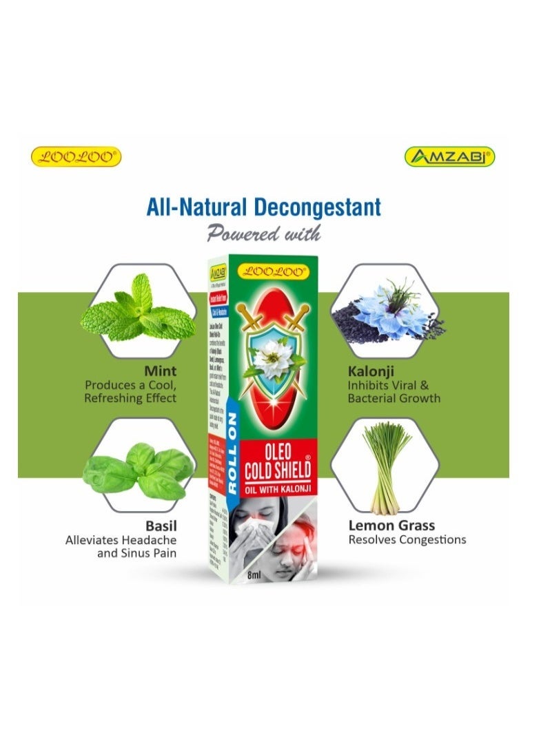 LooLoo Oleo Cold Shield Oil With Kalonji - 8ml - Image 5