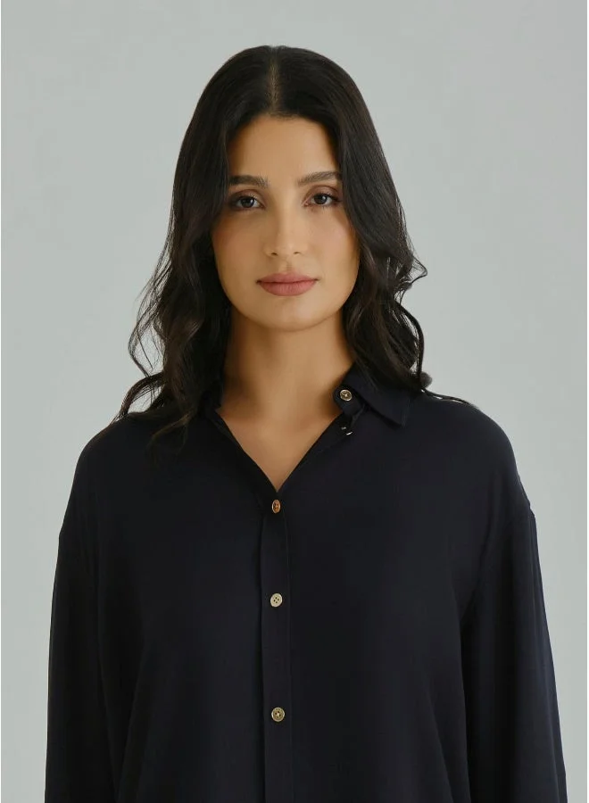 GANT  Gant Ramadan Collection  Women's Black Blouse for Women | Best Price UAE