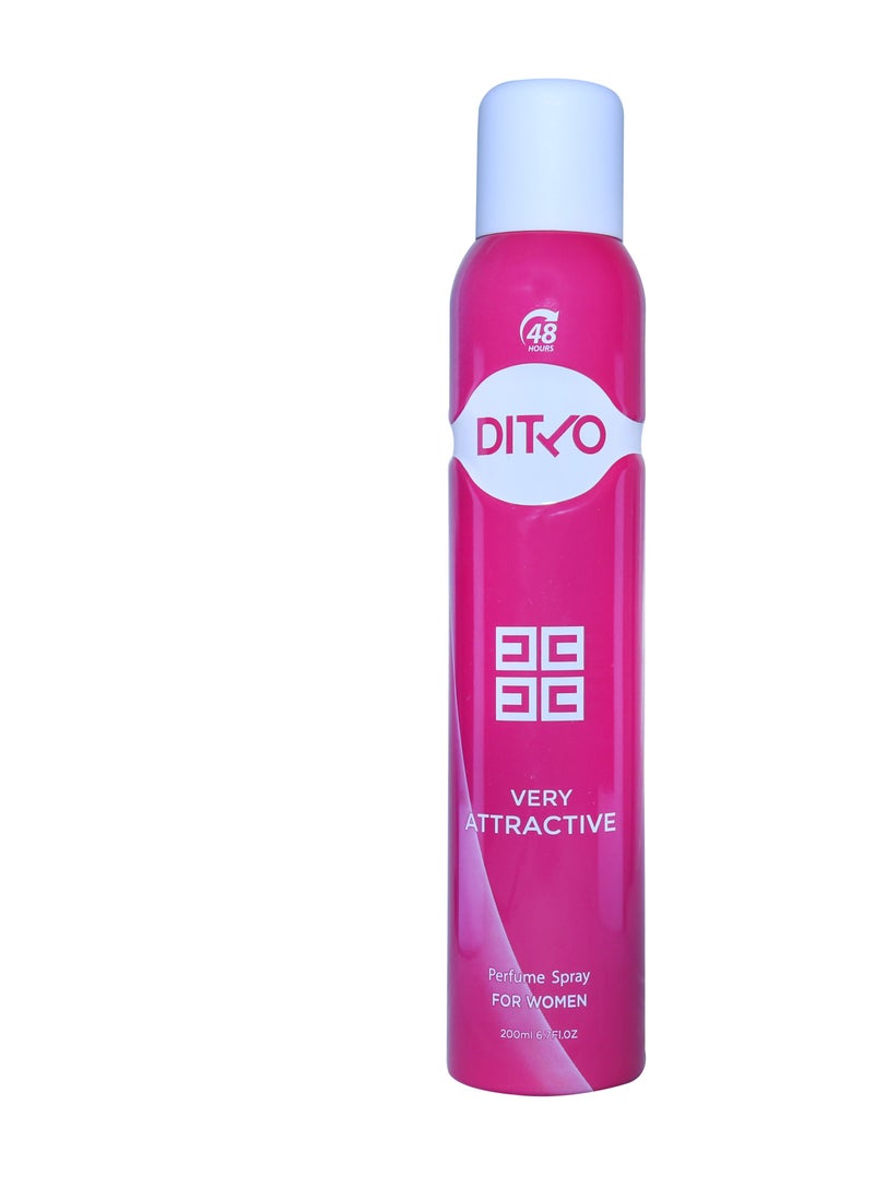 Ditto - Very Attractive Perfume Spray For Women 200ml - Image 1