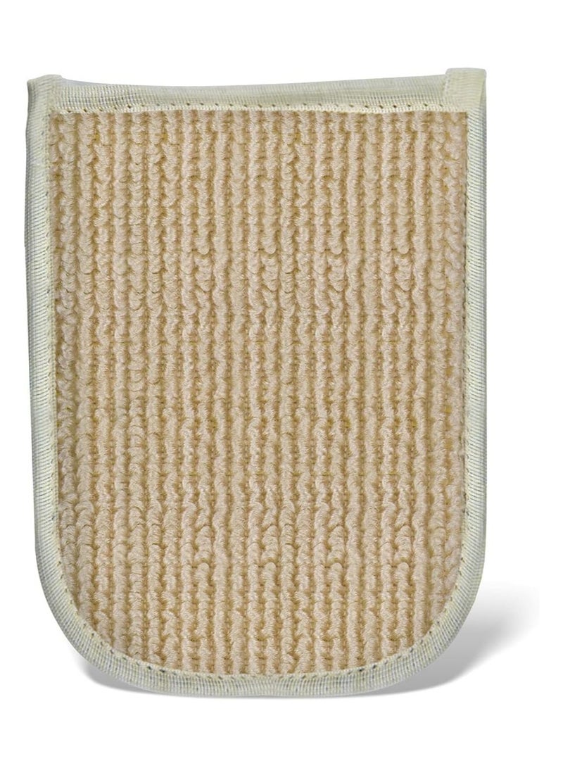 Sponge Bath Glove - Natural Exfoliating Glove with Loofah Pads for Body Cleansing and Powerful Skin Care  - Image 3