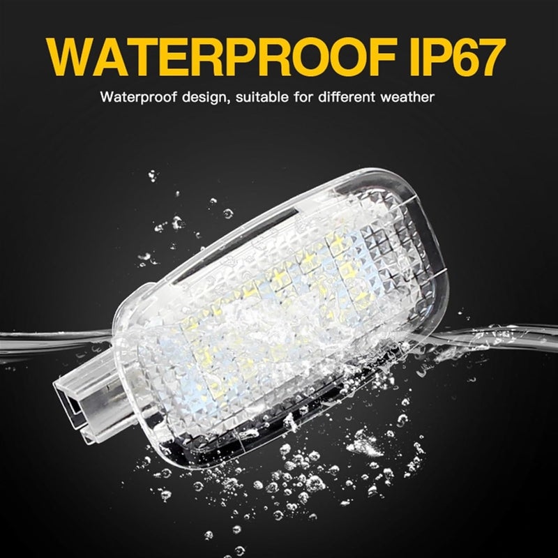 QASULER 2x LED Luggage Interior Light for Benz - Image 2