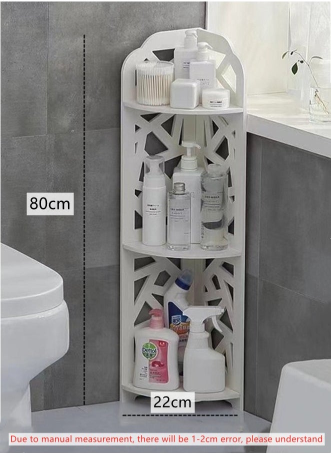 Washable Three Layers Swivel Corner Shelving Resin Material Shelf Bathroom Cabinet 22 x 80 Centimeter - pzsku/ZA4795B8294C1746C4238Z/45/_/1730361874/0d54b3d1-e315-4dbf-8405-35e9e2ecfdeb