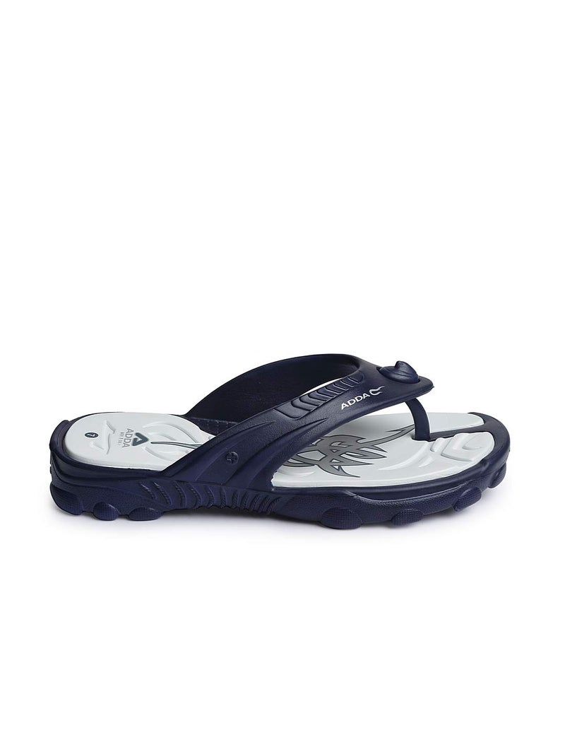 ADDA (LABEL) Tm-Ninja || Shock Absorbent Eva Sole || Skid Resistant || Lightweight || Soft And Comfortable Washable Footbed || Outdoor Slipper || Special Soft || Thong Slipper For Men, 9 UK - Image 3