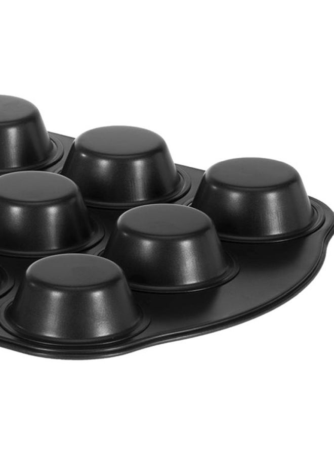 Royalford 12-Cup Muffin Pan Black 41.3x26.5x3cm - Image 5