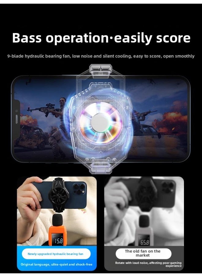 Generic Mobile Phone Radiator Water-cooled Semiconductor Cooling Artifact Suitable For HuaweiFor AppleFor XiaomiBlack Shark Iqoo Live Broadcast Game-Color:[top-end Icing Model] TEC Semiconductor Overclocking Forced Cooling  15 Seconds To Freezing Point ❄ Warm  - Image 5