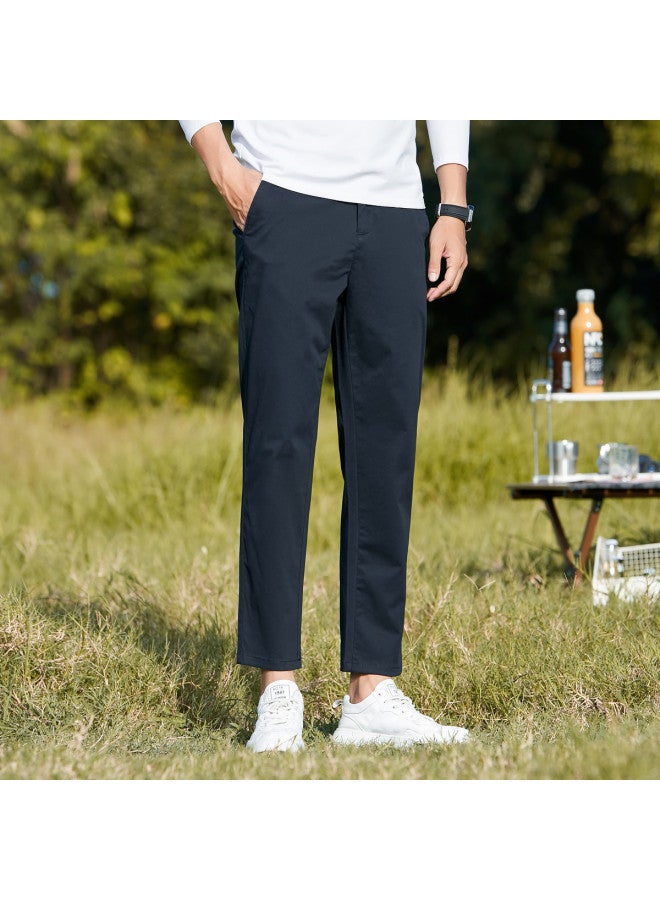Fapai Autumn Urban Casual Men's Pants Simple And Versatile Men's Straight Leg Stretch Easy-care Casual Pants - Image 5