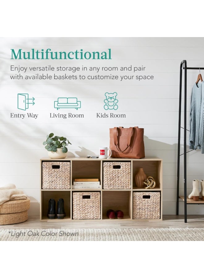 Chulovs 8-Cube Style Storage Organizer – 28.5cm Shelf Openings, Multi-Use as Bookcase & Display Shelf, Customizable (White) - Image 5