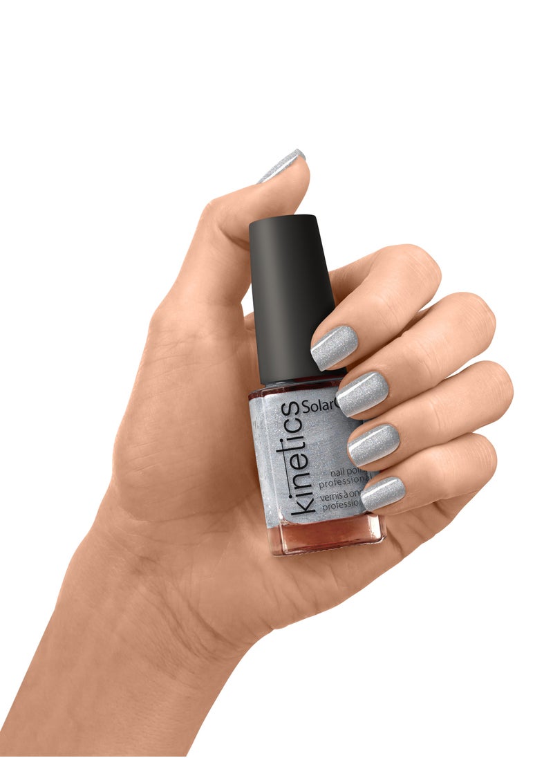 KINETICS SOLARGEL PROFESSIONAL NAIL POLISH 15 ML | #487 SILVER LINING  - Image 2