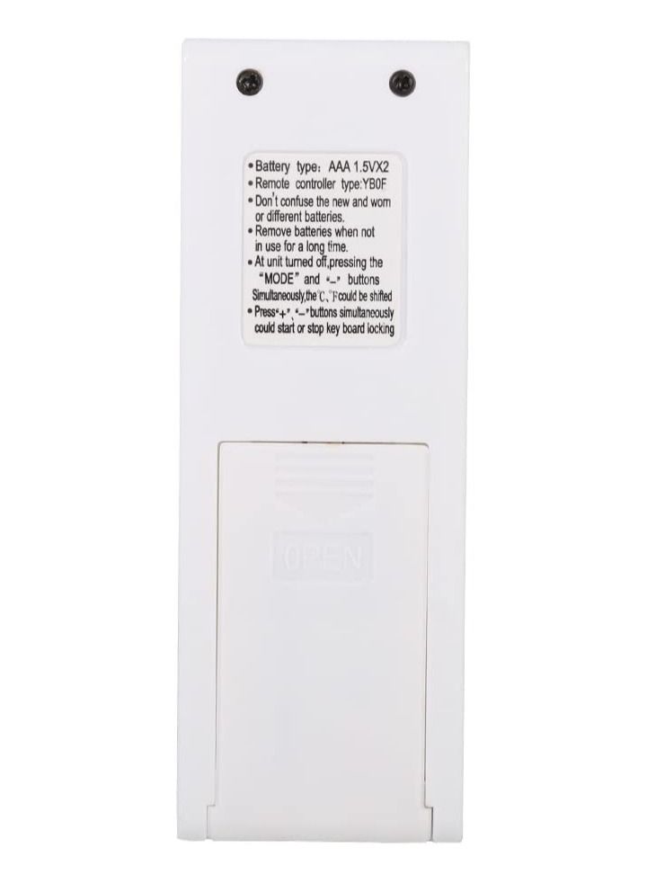 Remote Control, Air Conditioner Remote Control Portable Clock Timer Function for Gree YBOF for Household for Office for Hotel - Image 3