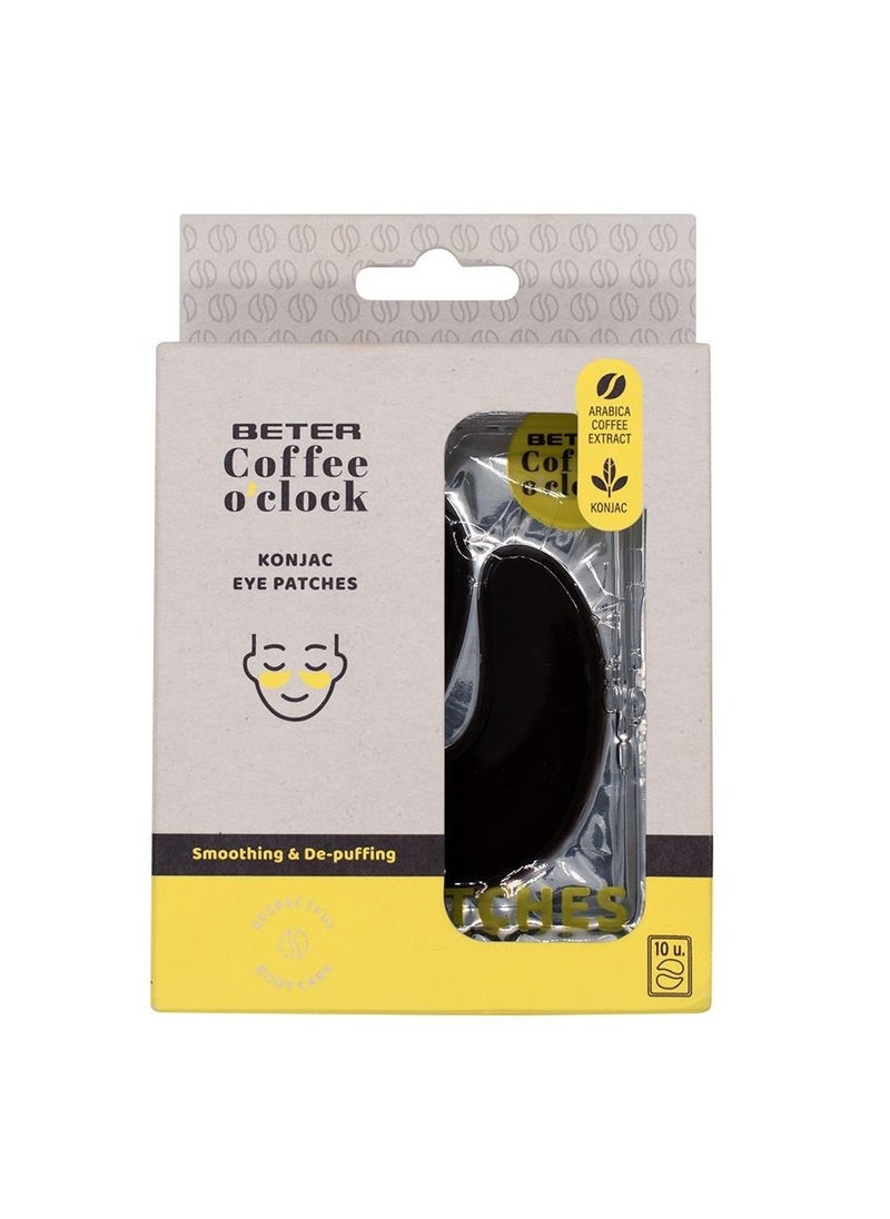 BETER Konjac Eye Patches Coffee O'clock x10  - Image 1