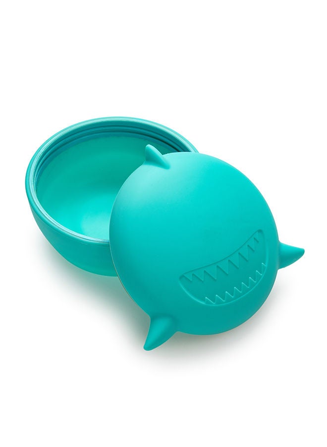 melii Silicone Shark Bowl With Lid 350 Ml - Image 3