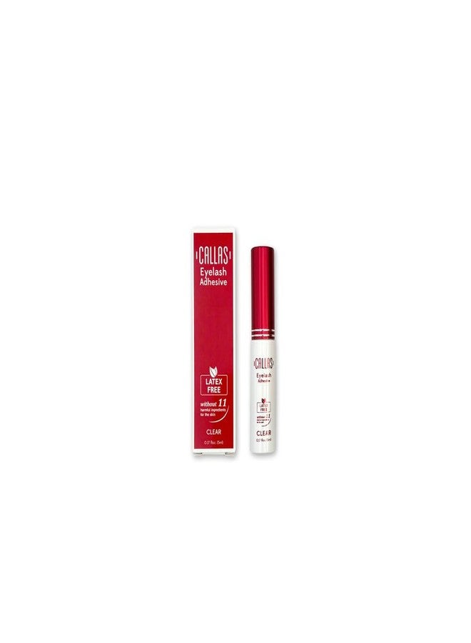Callas Eyelash Adhesive Clear with Display Latex Free 20pcs - Image 2