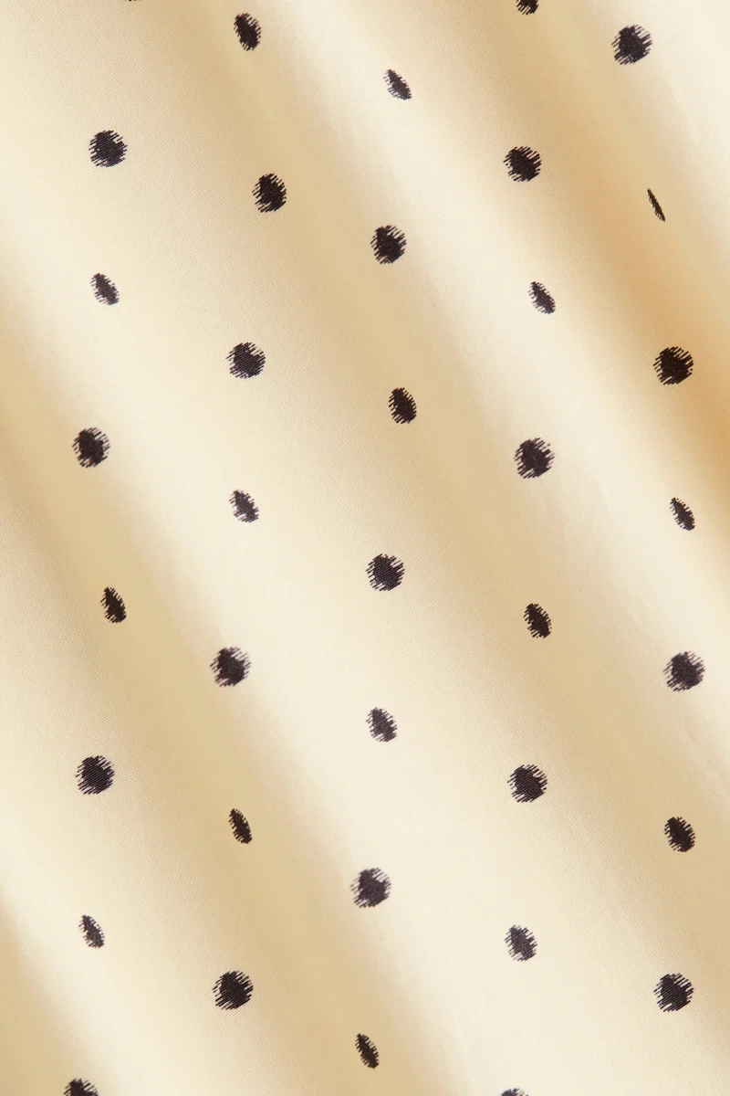 H&M Open-back cotton poplin dress