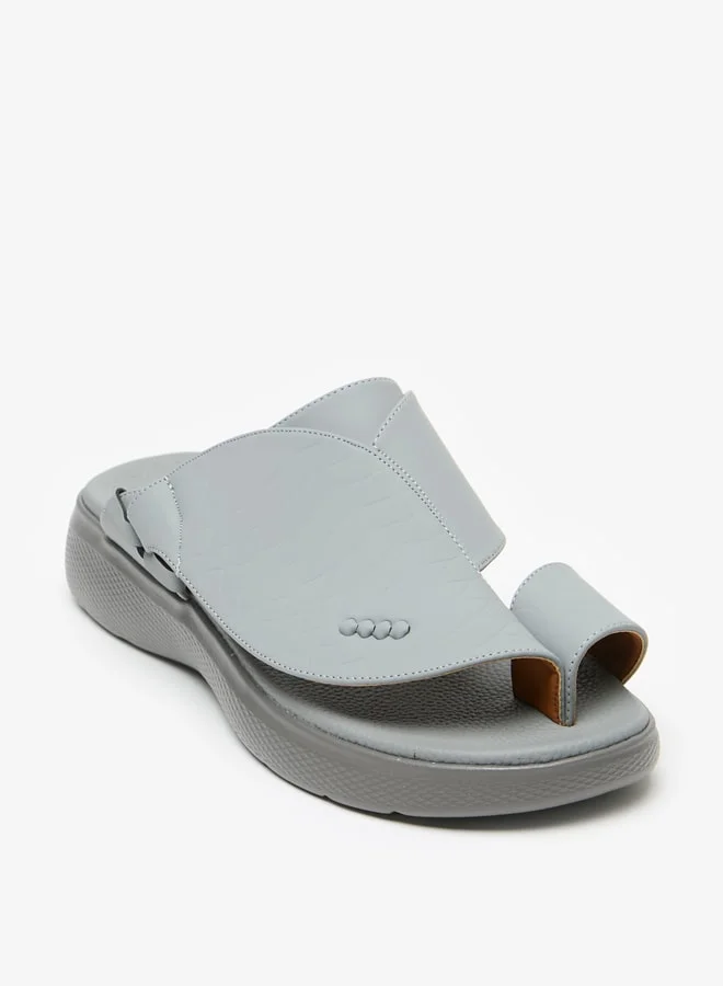 Le Confort Men's Textured Slip-On Arabic Sandals