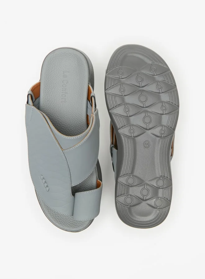 Le Confort Men's Textured Slip-On Arabic Sandals