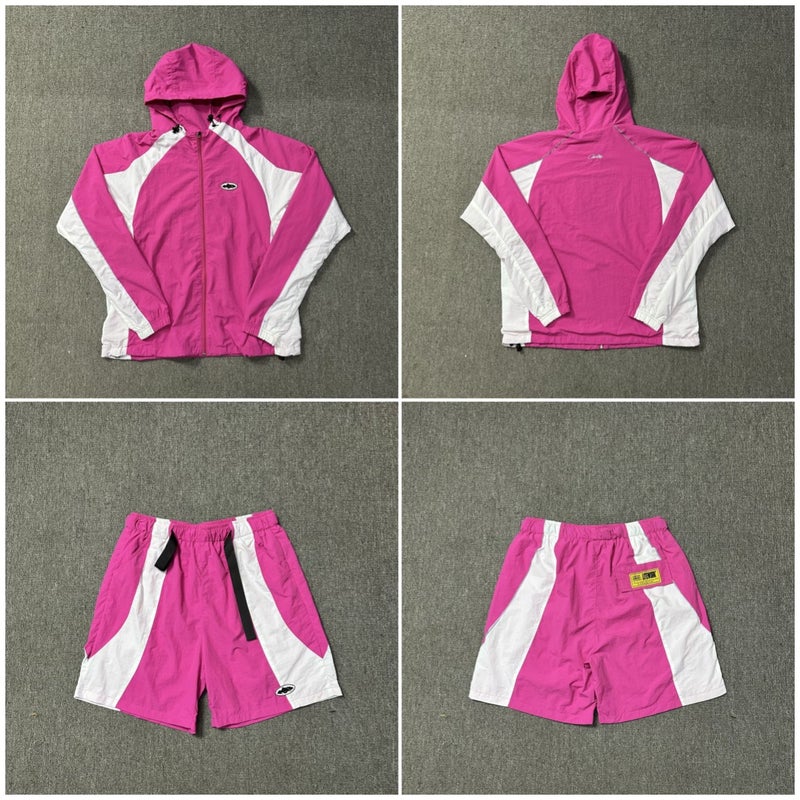 Corteiz New Badge Logo Contrast Color Charge Clothes Thin Jacket Sports Shorts Men'S And Women'S Loose Casual Suit - Image 4