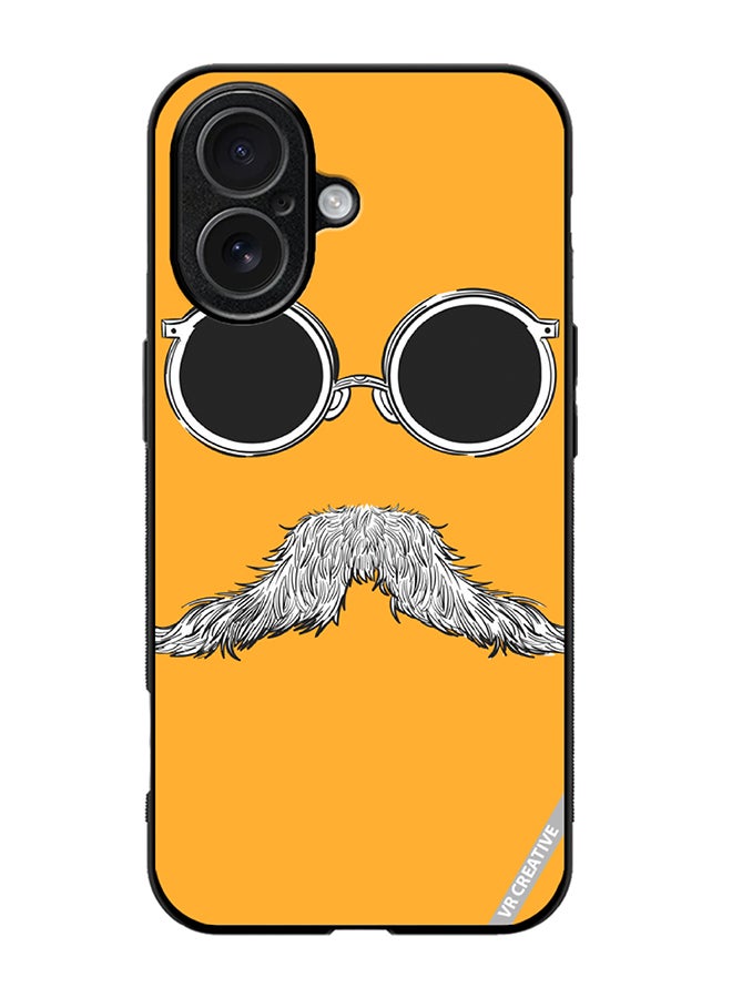 Protective Case Cover For Apple iPhone 17 Baba Mustaches Design Multicolour