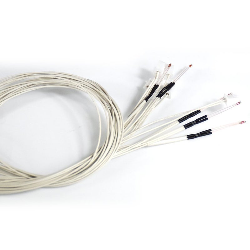 Comgrow 5PCS Creality 3D Printer NTC Thermistor 100K, NTC 3950 100K ohm Thermistor Temp Sensor for Creality Ender 3/Ender 3 Pro/Ender 3 Neo/Ender 3 Max/Voxelab Aquila, XH2.54-2P Connector (1.3m/51.1inch) - Image 2