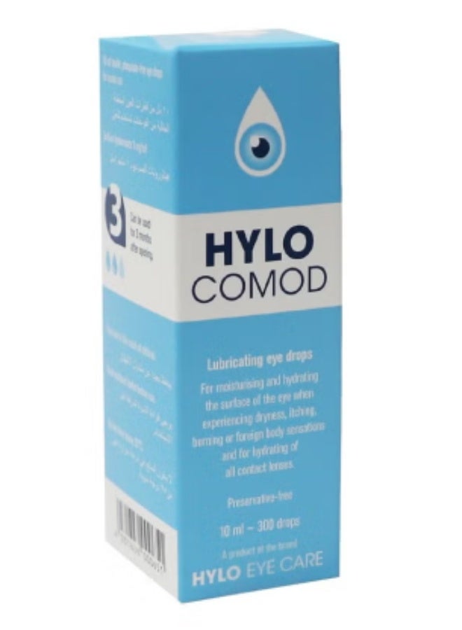 Hylo Comod Lubricating Eye Drops 10ml - Image 3