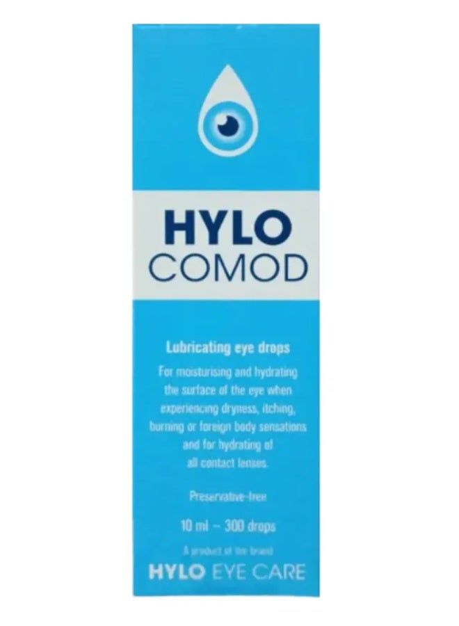Hylo Comod Lubricating Eye Drops 10ml - Image 2