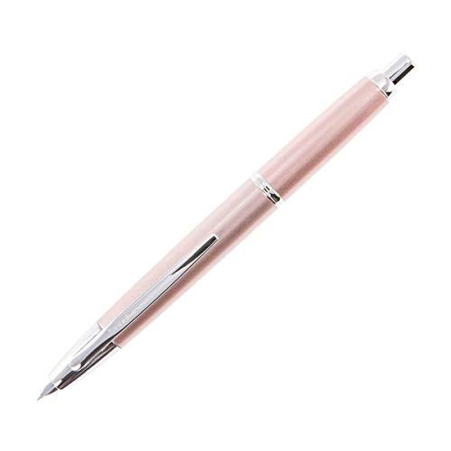 PILOT Vanishing Point Decimo Refillable & Retractable Fountain Pen, Champagne Barrel with Rhodium Accents, Extra Fine Nib (65346) - Image 5