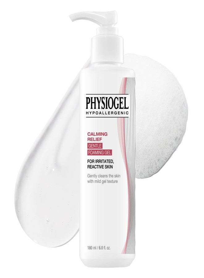 PHYSIOGEL Calming Relief GENTLE FOAMING face wash for Sensitive Skin, Hydrating Facial Cleanser With Cermaide NP, Sulfate Free, Hypoallergenic, Korean Skin care, 6.0 fl.oz - Image 1