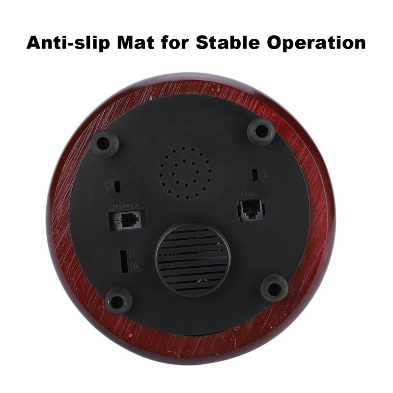 Retro Vintage Telephone: Wired Corded Line Powered Dual System FSK/DTMF, Anti-Slip Mat Stable Operation - Redial Pause Functions, Landline Telephone for Home Hotel Office Desktop - Image 3