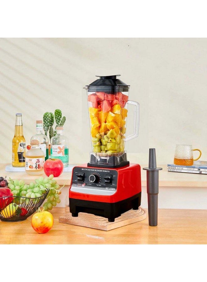 خلاط كهربائي عالي الأداء - سعة 2 كوب، متعدد الوظائف لتحضير العصائر والمثلجات المطحونة وغيرها - Image 2