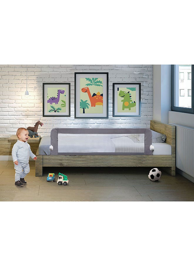 dreambaby - Nicole Bed Guard Rail for Toddlers, Extra Wide - Grey - Image 1