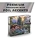 Buffalo Games Silver Select Abraham Hunter Floral Pasture 1000 Piece Jigsaw Puzzle for Adults Challenging Puzzle Perfect for Game Nights PrecisionCut Pieces - Image 4