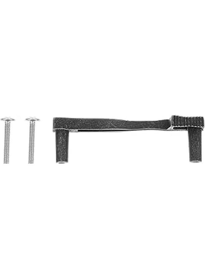 Matte Gray Black Alloy Toothbrush Shaped Cabinet Pull Handle For Drawer Wardrobe Door - Image 1